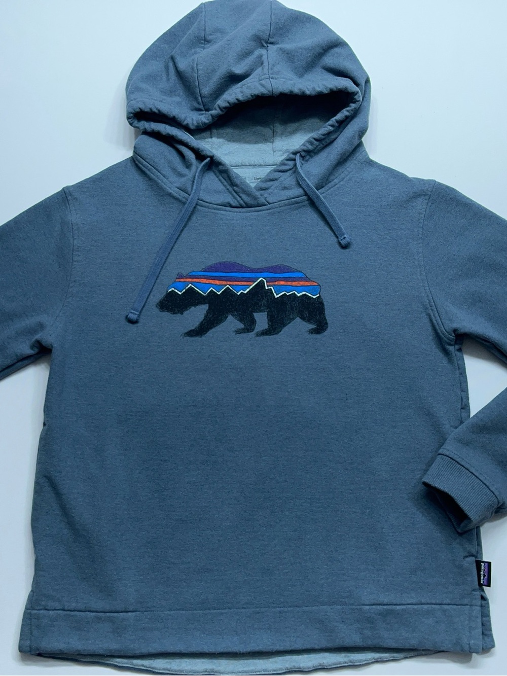 Patagonia Uprisal Bear Hoodie Gray Mens Size Small Gray Pockets